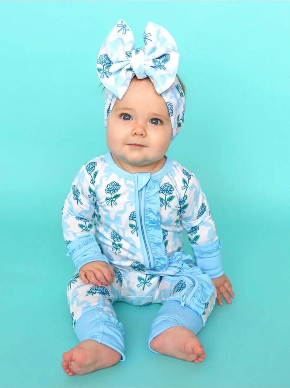 Gigi and Max Coral Pink Headwrap Bow (singular bow listing)